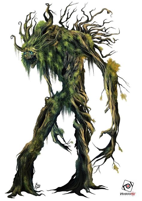 -- Share via Artstation iOS App, Artstation © 2015 | Tree monster, Plant monster, Monster ...