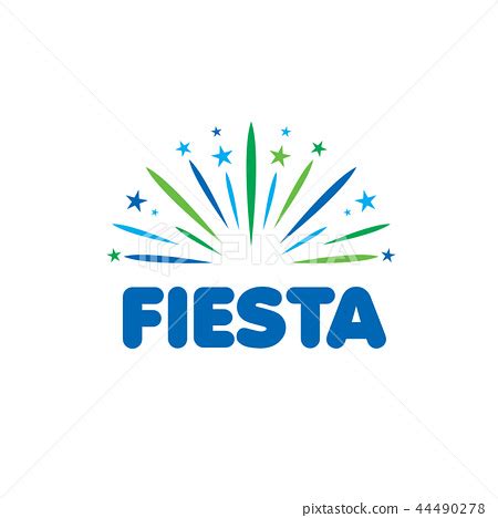 Abstract logo for the Fiesta. Vector illustration. - Stock Illustration ...