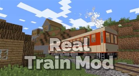 Real Train Mod 1.16.5/1.15.2/1.14.4 Minecraft Yard