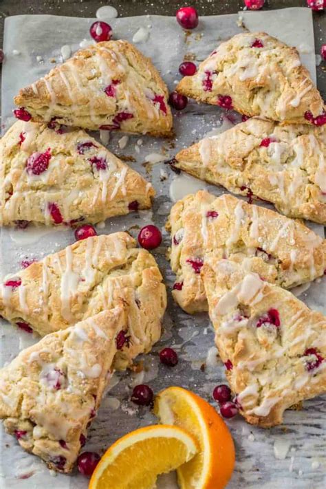 Cranberry Orange Scones (VIDEO) - Valentina's Corner