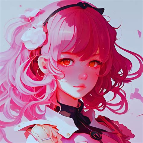 Aesthetic Anime Girl Pink Pfp