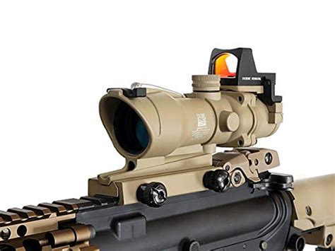 Trijicon ACOG TA31-ECOS-G 4x32 Dark Earth 4x scope with dot sight ...