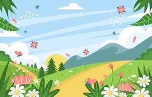 Free Garden Background Clipart