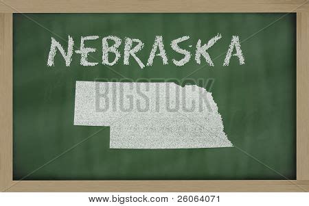 Outline Map Nebraska Image & Photo (Free Trial) | Bigstock