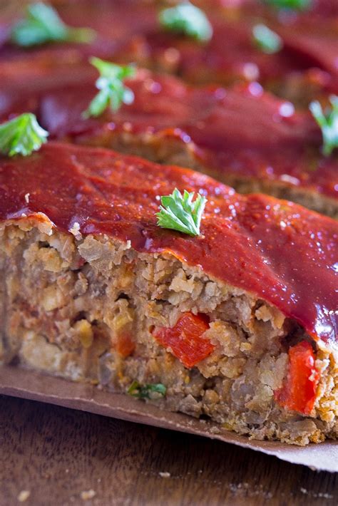 Easy Vegan Meatloaf with Lentils and Chickpeas - She Likes Food