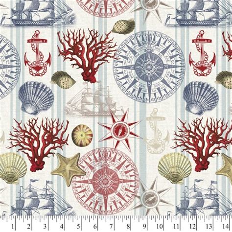 Nautical Fabric - Etsy