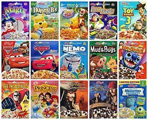 Classic Disney Cereal Box Fridge Magnets set of 15 | eBay