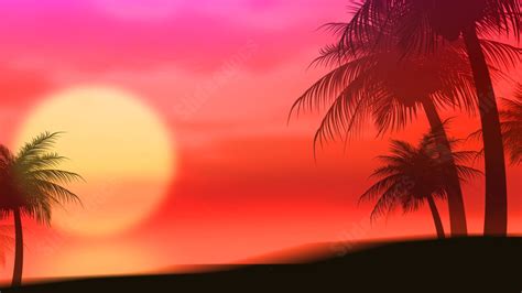 Summer Abstract Silhouette Season Sunset Nature Yellow Abstract ...