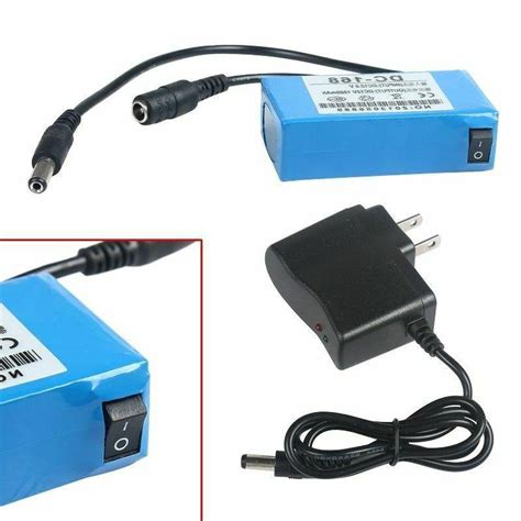 Mini Portable Rechargeable DC-168 12V 1800mAh Li-ion Battery