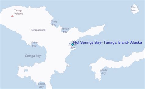 Hot Springs Bay, Tanaga Island, Alaska Tide Station Location Guide