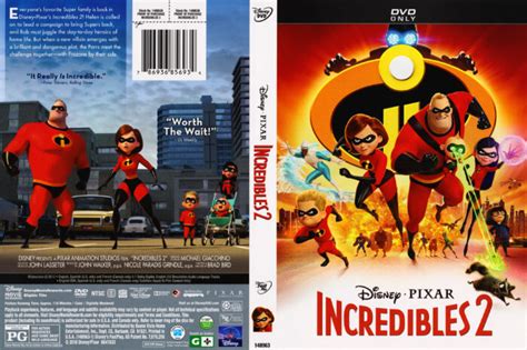 Incredibles 2 (2018) R1 DVD Cover - DVDcover.Com