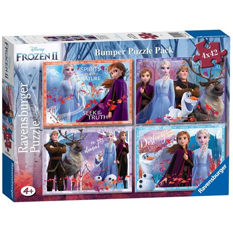 Ravensburger Disney Frozen 2 Bumper Pack 4 x 42 Piece Jigsaw Puzzles | Smyths Toys UK