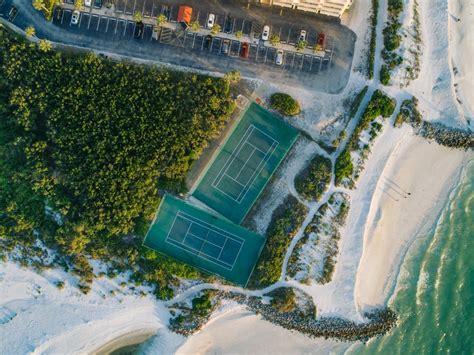 Aerial Photo of Tennis Courts · Free Stock Photo