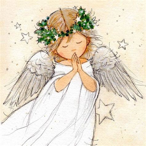 Pin by Tatyana on Ангелы, феи | Angel illustration, Angel painting, Christmas angels