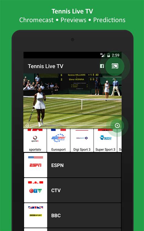 Tennis TV Live - Tennis Television - Live scores APK 2.1.1 for Android ...