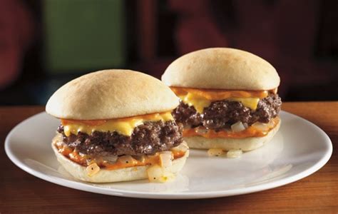 Applebees mini cheeseburgers sliders-- these are soo good $1 ea @ happy ...