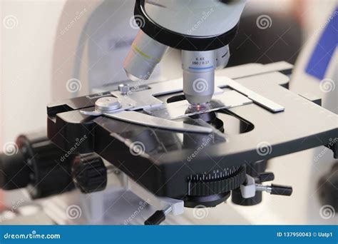 Medical Laboratory Microscope Stock Image - Image of dentistry, analyse ...