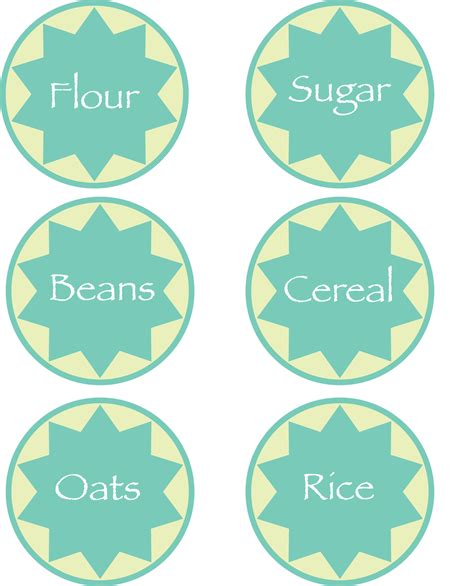 Pretty Posy: {Free Printable: Pantry Labels}