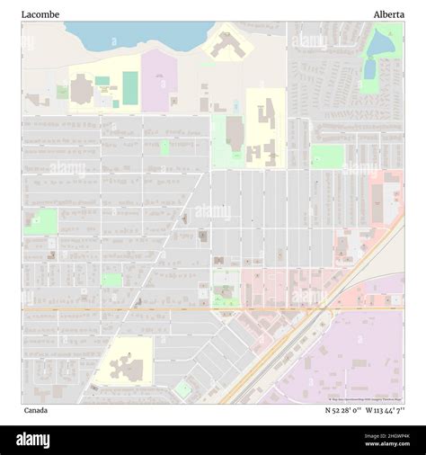 Lacombe alberta map Cut Out Stock Images & Pictures - Alamy