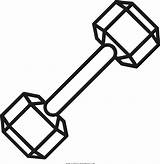 Download Dumbbell Coloring Page  Weights ClipartKey sketch template