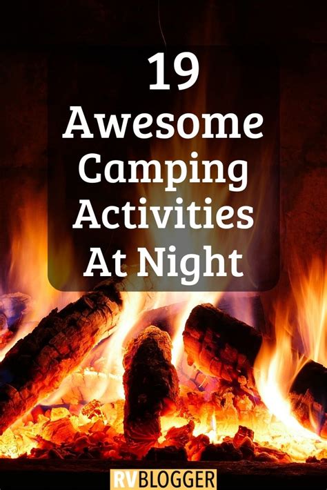 25 Awesome Camping Activities At Night – RVBlogger