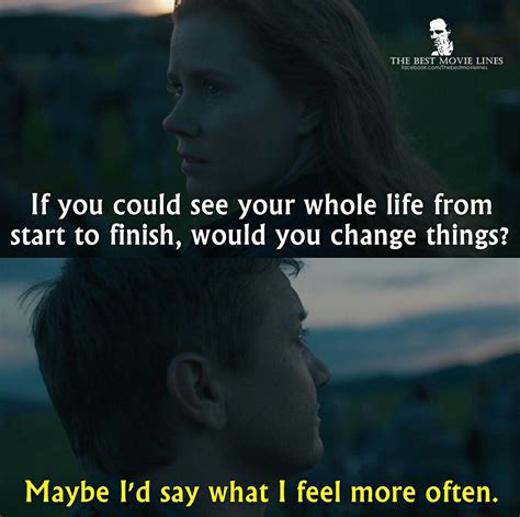 Arrival 2016 Amy Adams Jeremy Renner Dir. Denis Villeneuve | Arrival movie quotes, Best movie ...