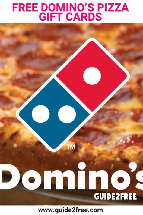 FREE Domino’s Pizza Gift Cards • Guide2Free Samples | Pizza gifts ...