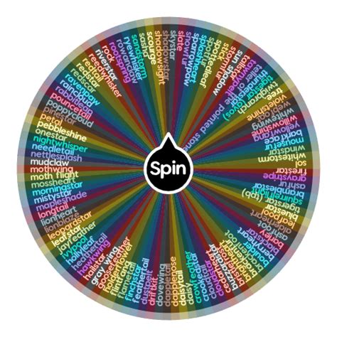 warrior cats characters | Spin The Wheel App