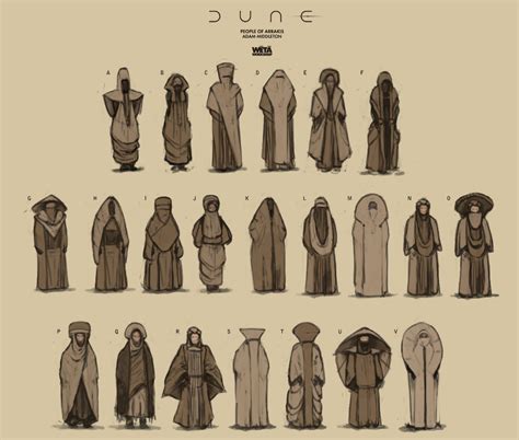 ArtStation - Dune - Costumes, WĒTĀ WORKSHOP DESIGN STUDIO | Dune art, Concept art characters ...