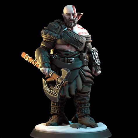 Kratos & Atreus [God of War Ragnarok] : r/HeroForgeMinis