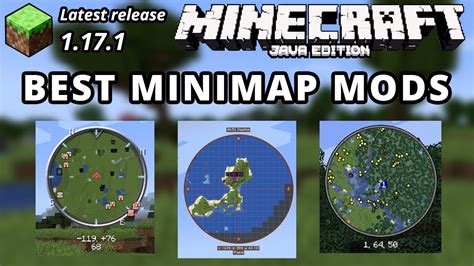 Minecraft Java 1.17.1 Best Minimap Mods (VoxelMap, Journeymap, Xaero's Minimap) - YouTube