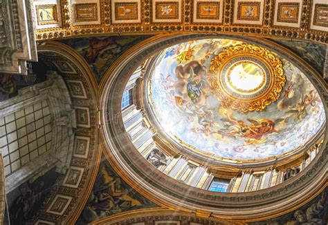 The Dome of San Pietro editorial photography. Image of ceiling - 123409567