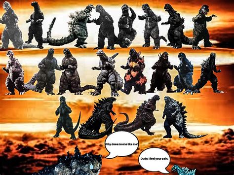 Evolution of Godzilla 1954-2018 : r/GODZILLA