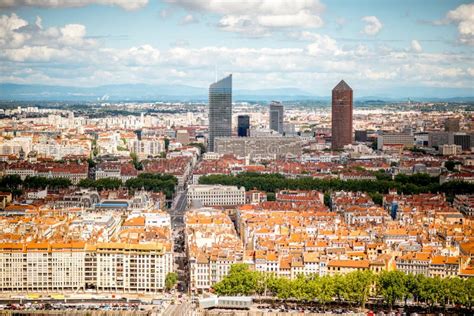 Lyon city in France stock photo. Image of french, river - 95345994