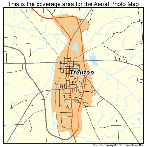 Aerial Photography Map of Trenton, TN Tennessee