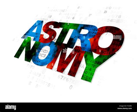 Science concept: Astronomy on Digital background Stock Photo - Alamy