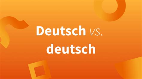 Deutsch – groß oder klein? | Insights-Blog