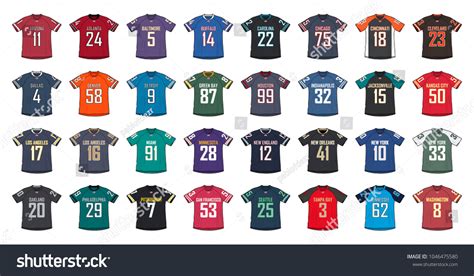 12,519 American Football Jersey Images, Stock Photos & Vectors ...