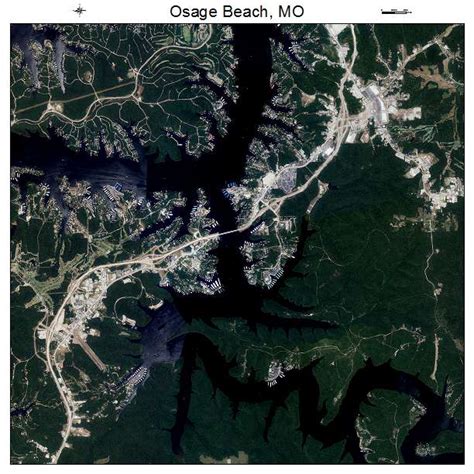 Aerial Photography Map of Osage Beach, MO Missouri