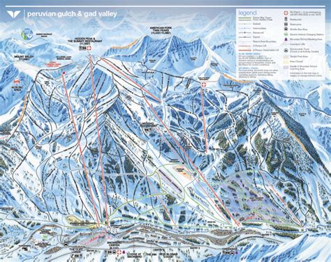 Snowbird Trail Map • Piste Map • Panoramic Mountain Map