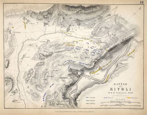 Map of the Battle of Rivoli by Alexander Keith Johnston – Art print, wall art, posters and ...