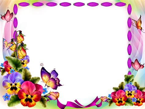 Red Flower Frame Transparent Background Transparent HQ PNG Download | FreePNGimg