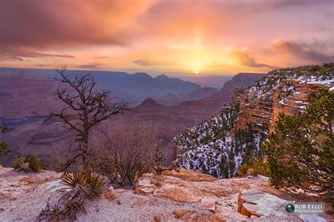 Grand Sunrise | South Rim of the Grand Canyon at sunrise. | Rob Etzel ...