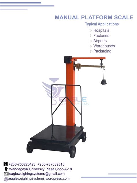 Manual industrial platform weighing scale | Weighing scale, Scale ...