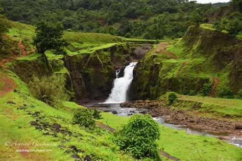 Manoli waterfall at Amba ghat - Treks and Travels