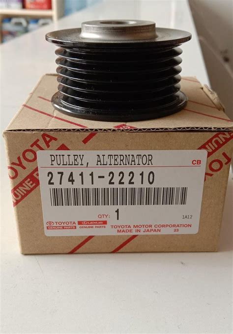 Genuine Alternator Pulley 27411-22210 in 2022 | Alternator, Pulley, Toyota motors