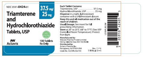 DailyMed - TRIAMTERENE AND HYDROCHLOROTHIAZIDE tablet