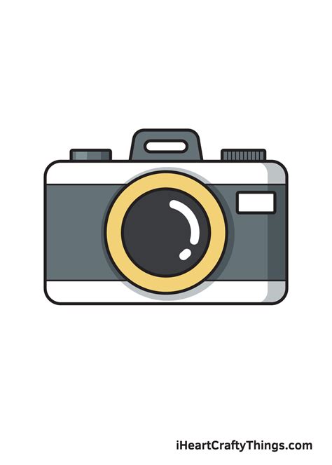 Camera Drawing - How To Draw A Camera Step By Step