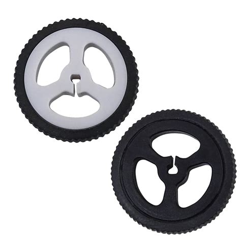 100pcs/lot D hole Rubber Wheel Suitable for N20 Motor D Shaft Tire Car ...