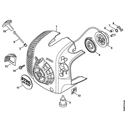 Stihl Br 550 Parts Diagram